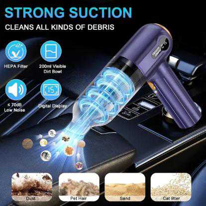 Aspirateur à main multifonctions rechargeable marque Ledeak