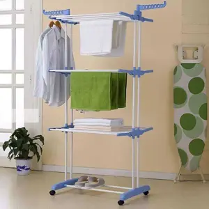 Sèche linge à 3 Niveaux avec Cintre Multifonction