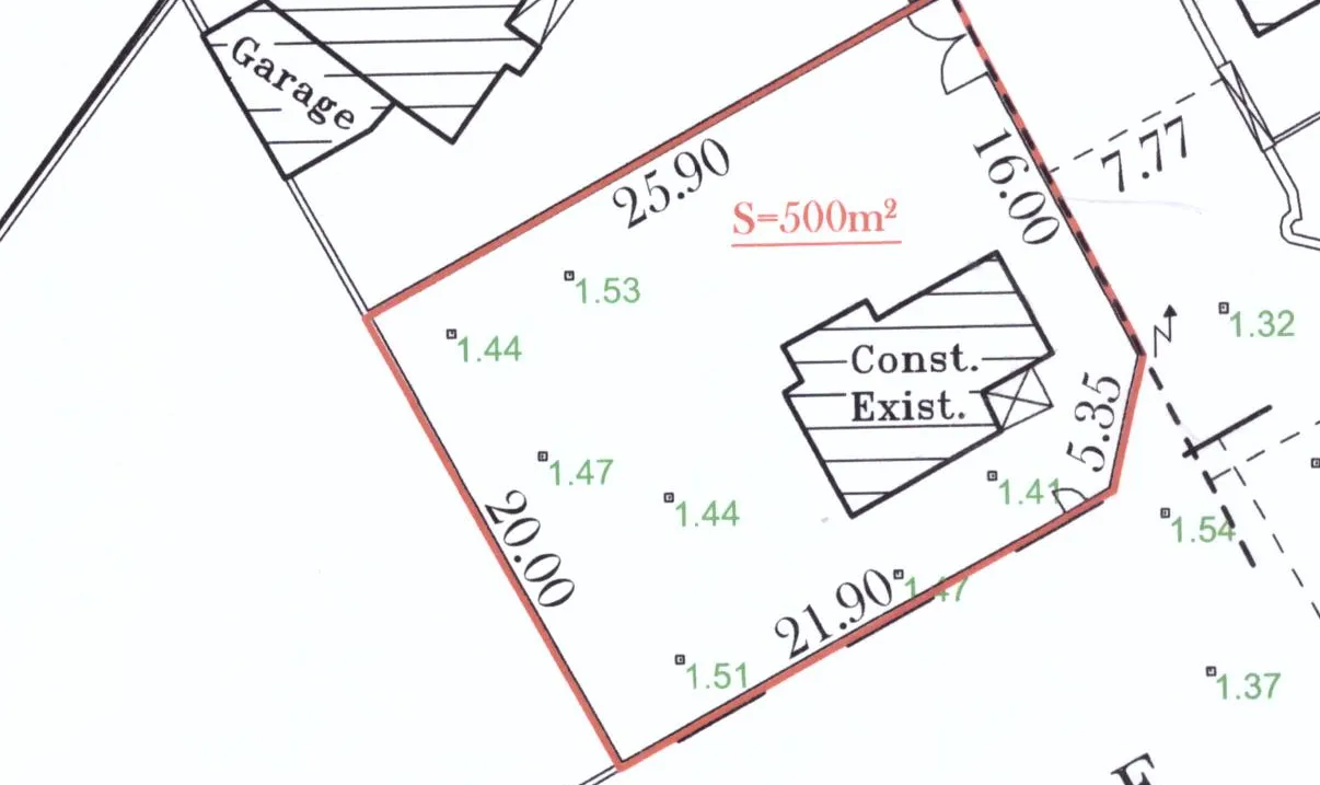 terrain et studio à Chaffar