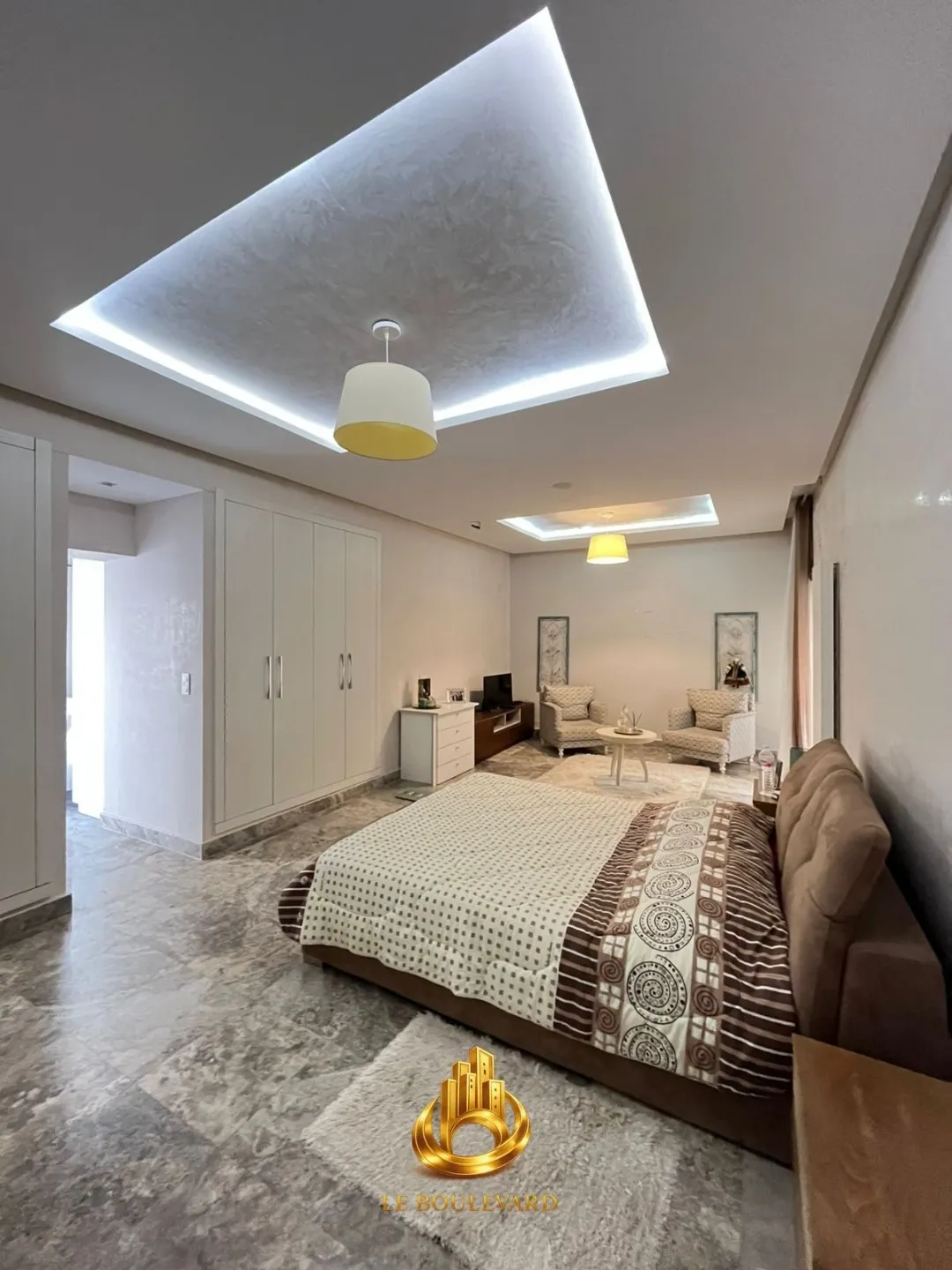 A Louer Villa 3S+5 Haut Standing Avec Jardin à Sidi Mahersi, Nabeul