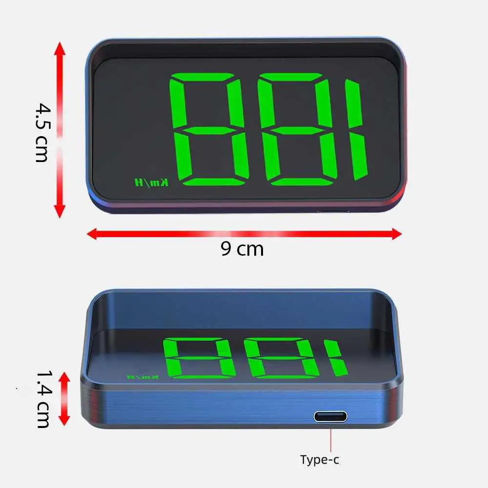 Affichage tête haute (HUD) pour voiture, installation facile, projecteur de vitesse OBD