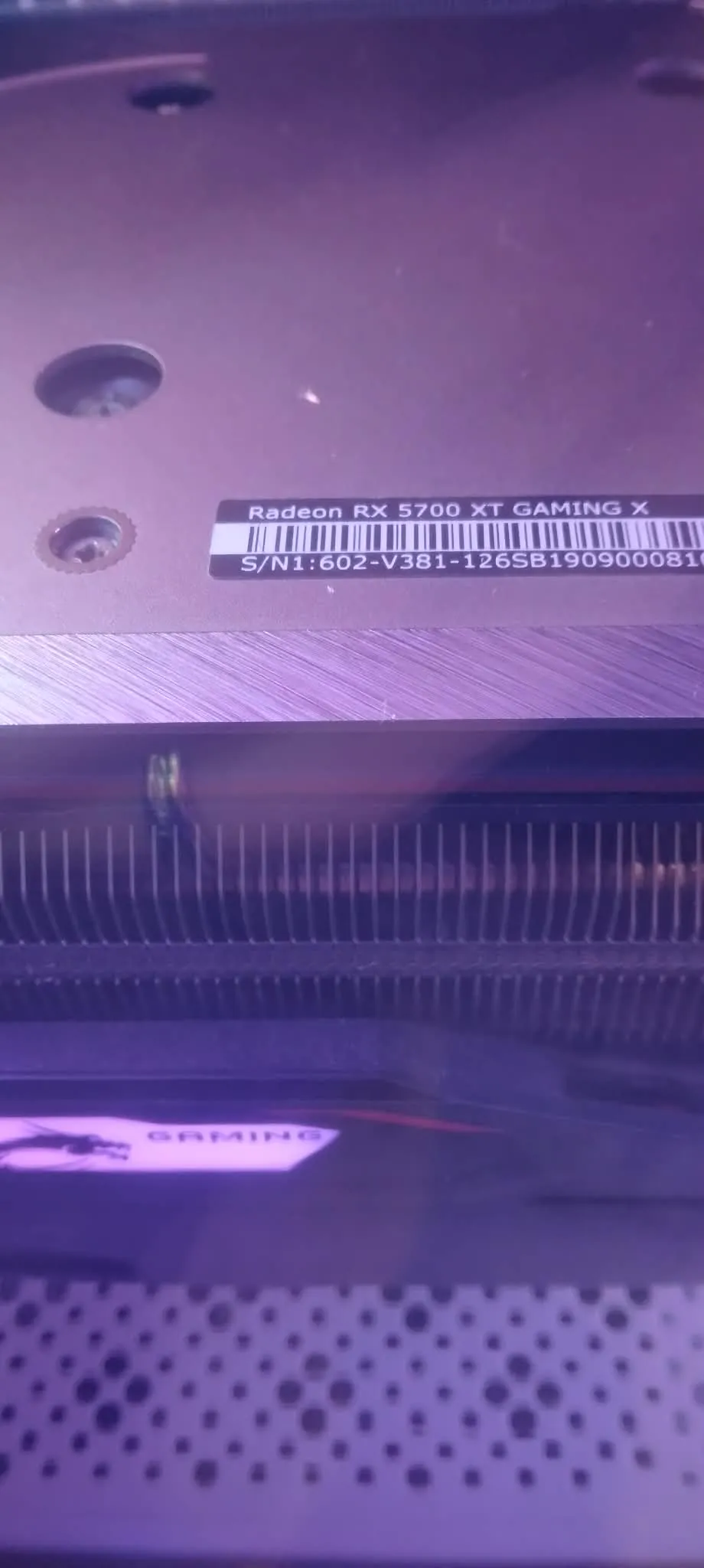 Ryzen 5 3600X 32Go RX 5700XT 8Go SSD 480Go