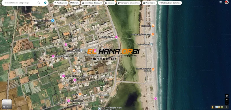 terrain à vendre proche de la plage à baghdedi mahdia