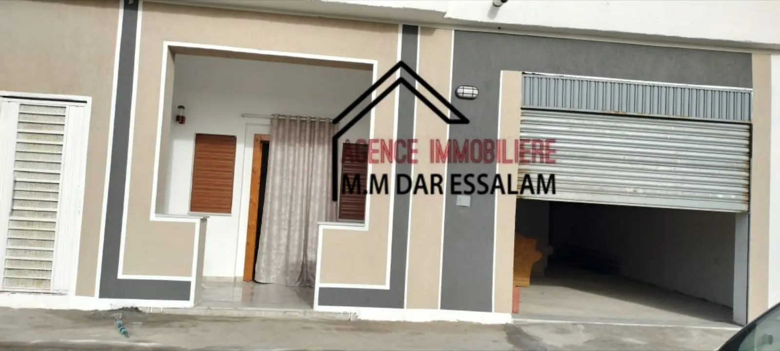 maison avec un garage près de toutes commodités