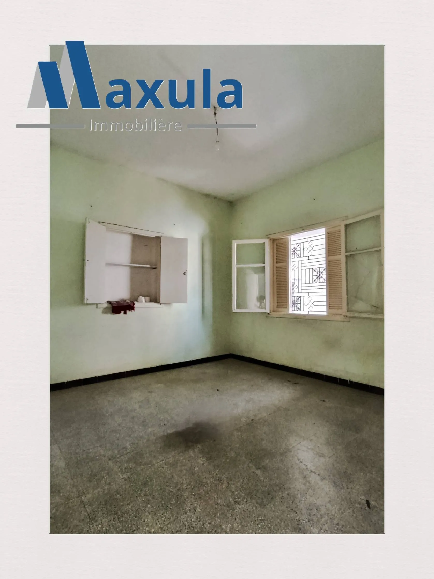 À VENDRE VILLA S+3 À RÉNOVER À BEN AROUS