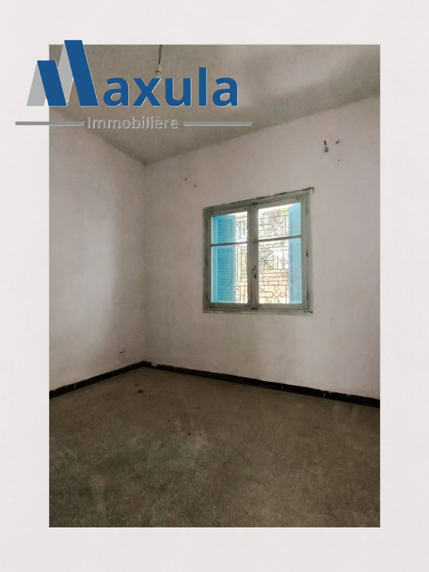 À VENDRE VILLA S+3 À RÉNOVER À BEN AROUS