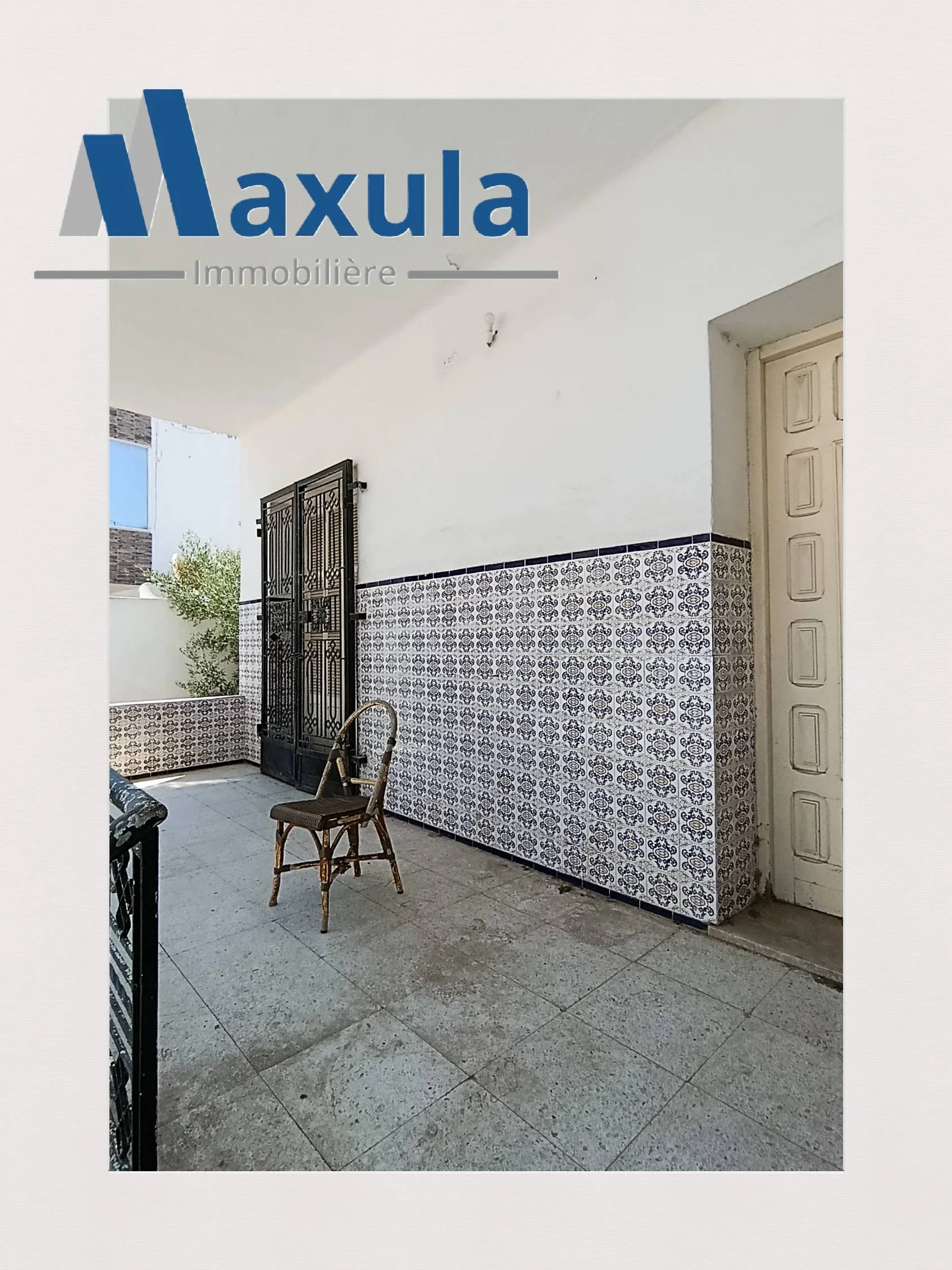 À VENDRE VILLA S+3 À RÉNOVER À BEN AROUS