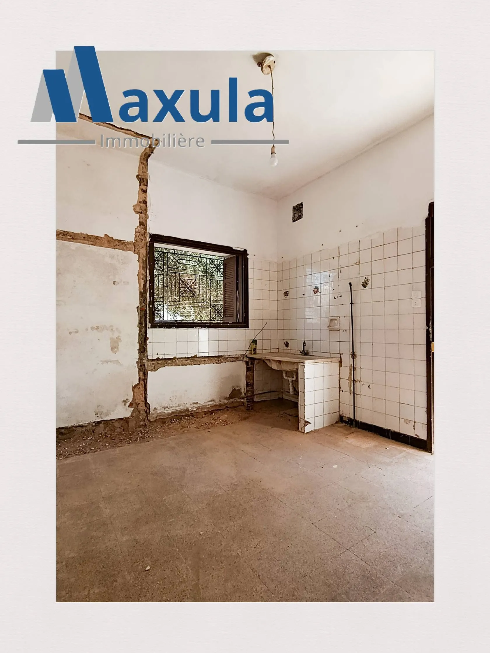 À VENDRE VILLA S+3 À RÉNOVER À BEN AROUS