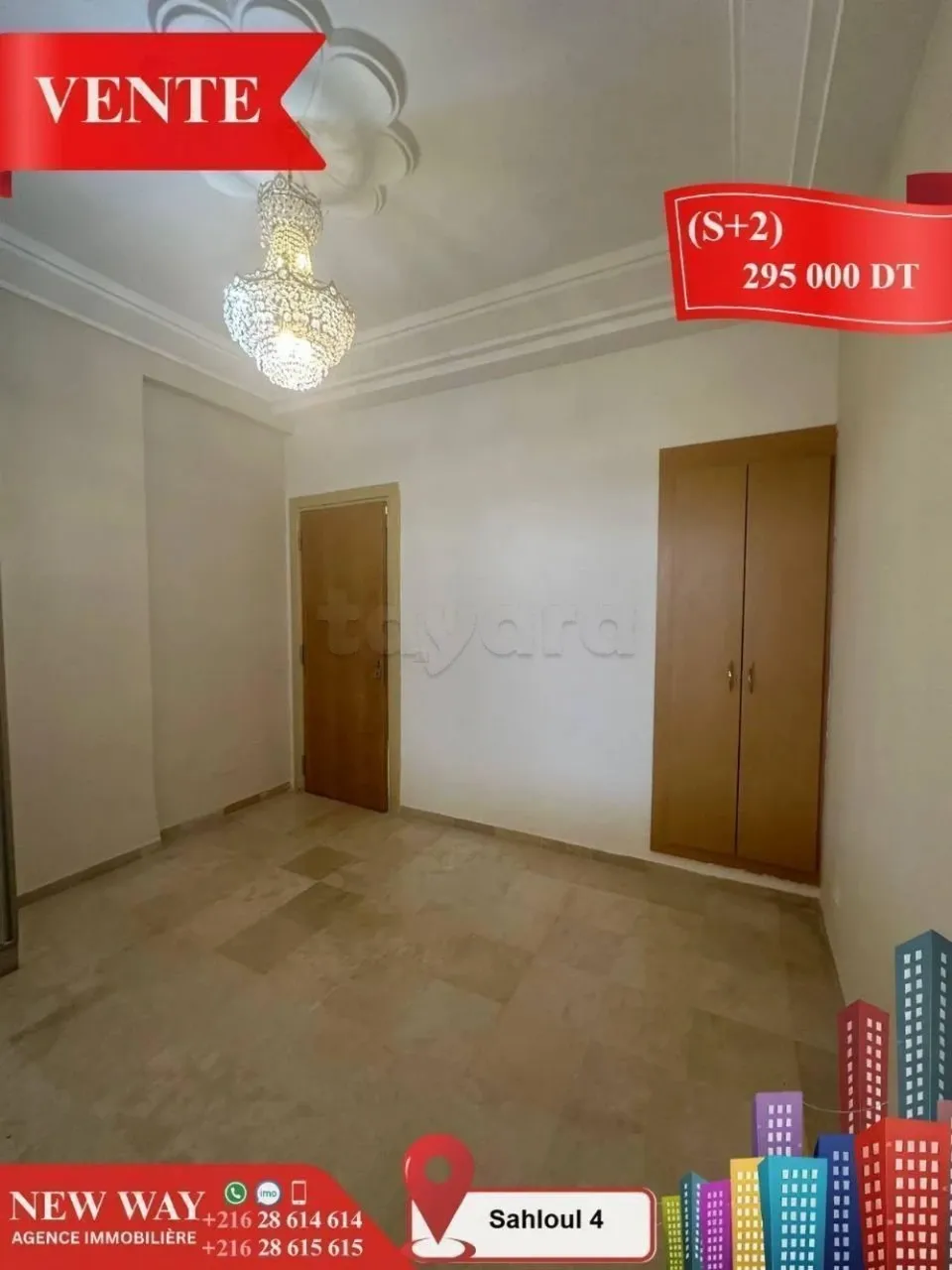 (S+2) à Sahloul 4, avec Place de Parking