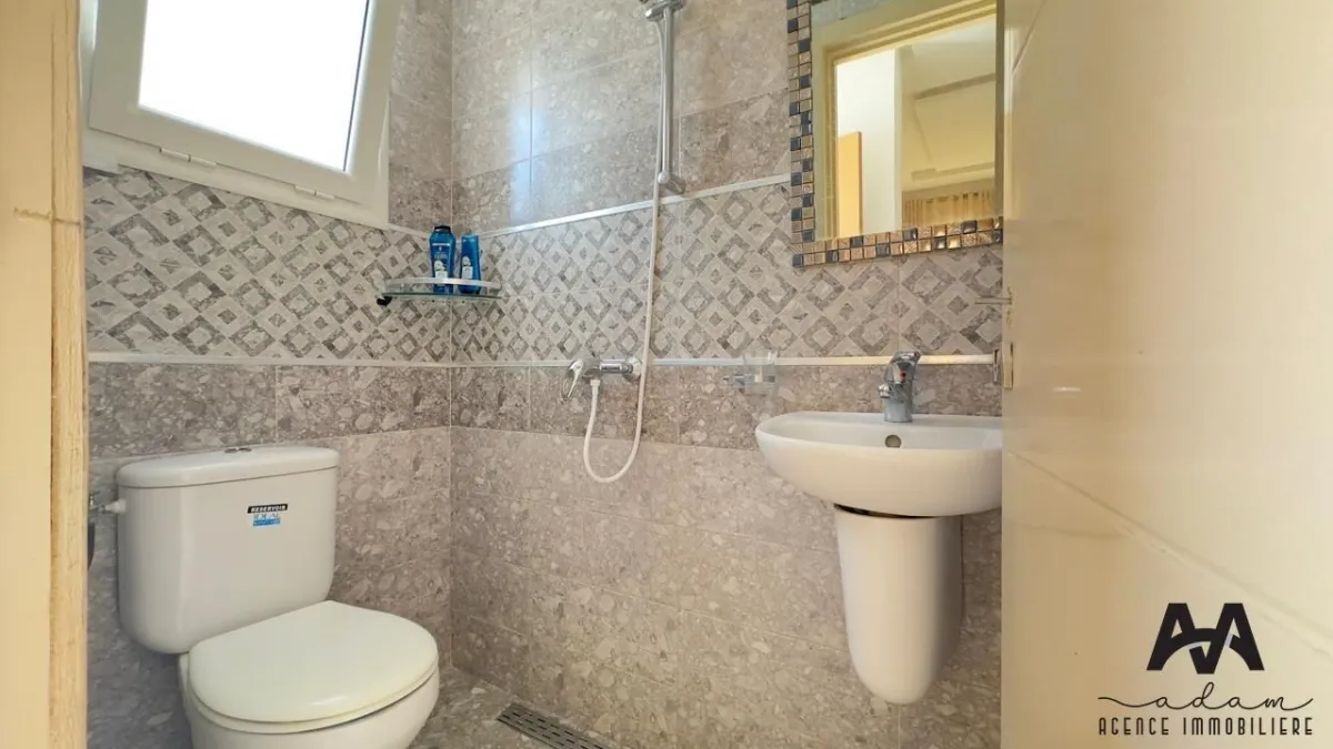 RDC de villa S+2 Meublé à Mrezga, Nabeul