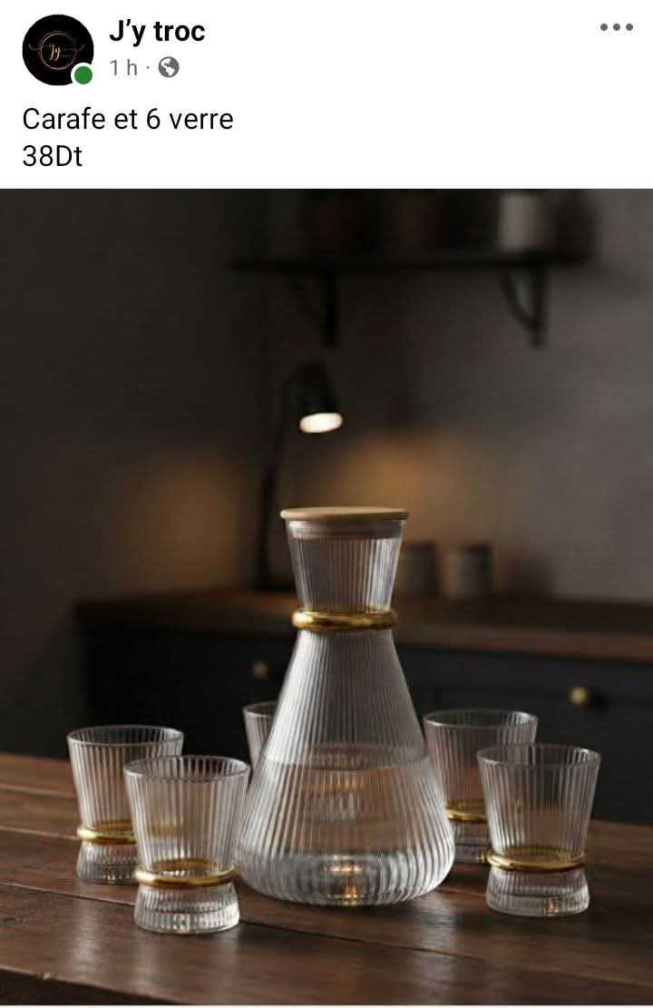 Carafe+6 verre 