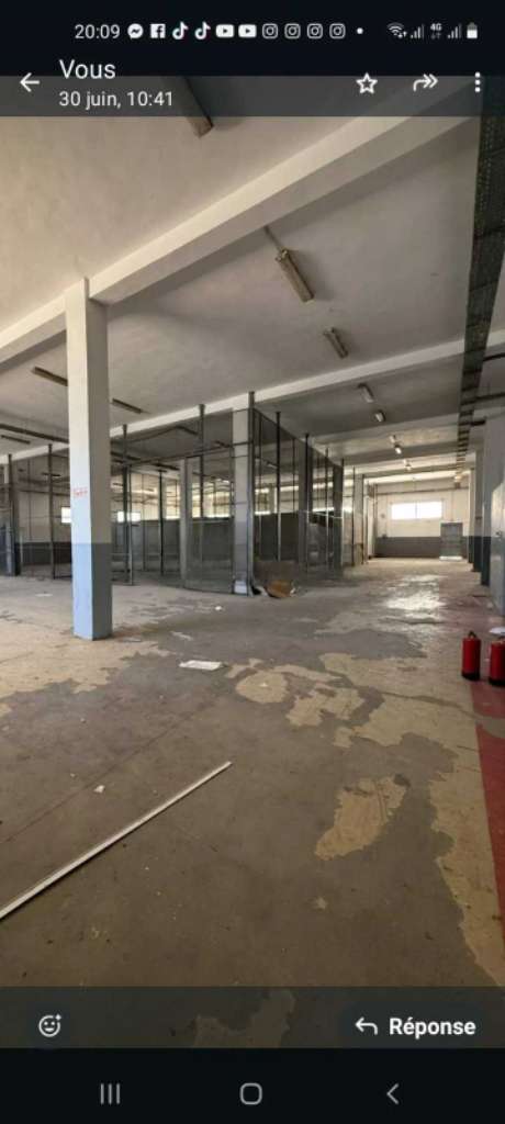 A louer ou bien a vendre local industriel superficie 3000 mÂČ
