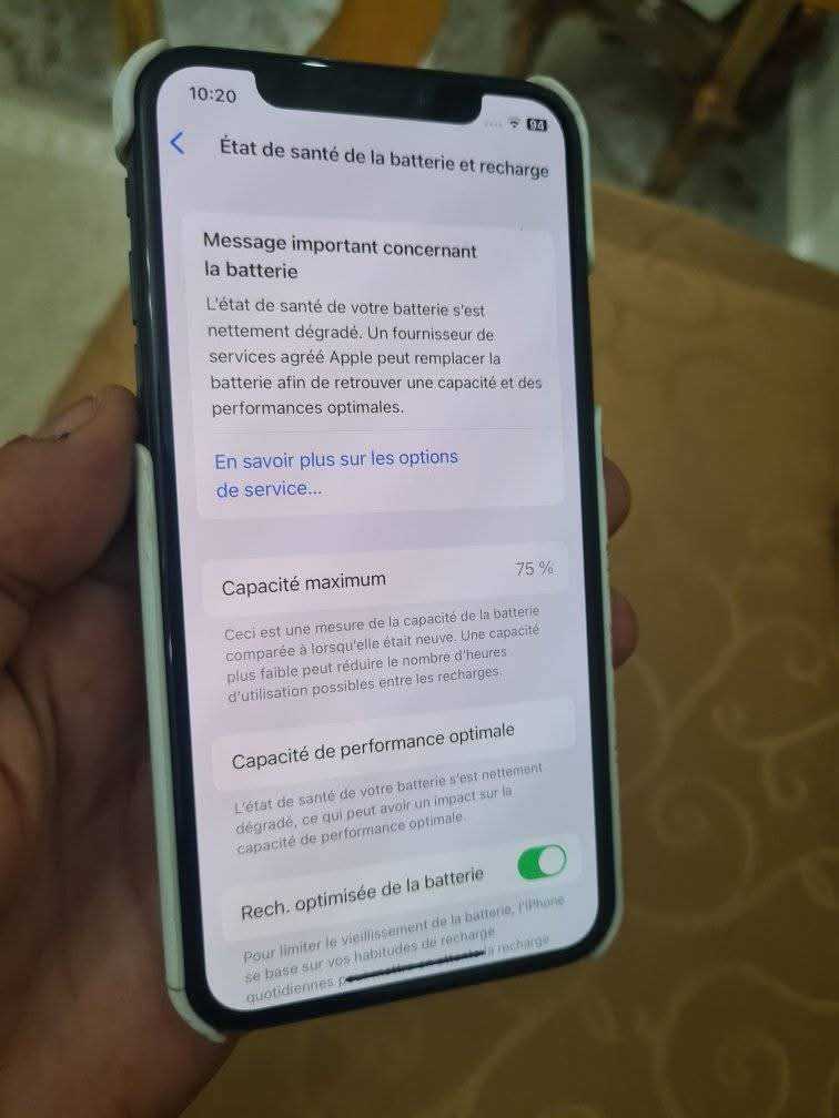 iphone x a létat dorigine