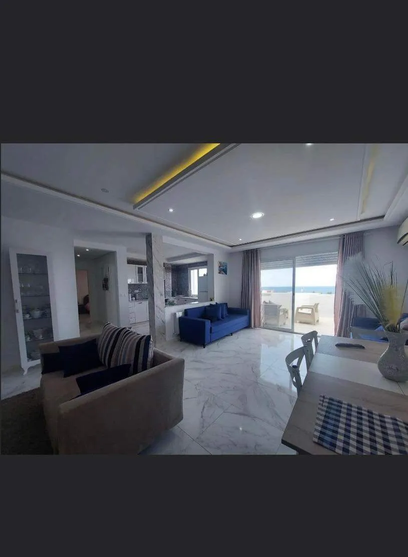 đS+2 MeublĂ© Avec vue Mer En Location | Chott Mariem