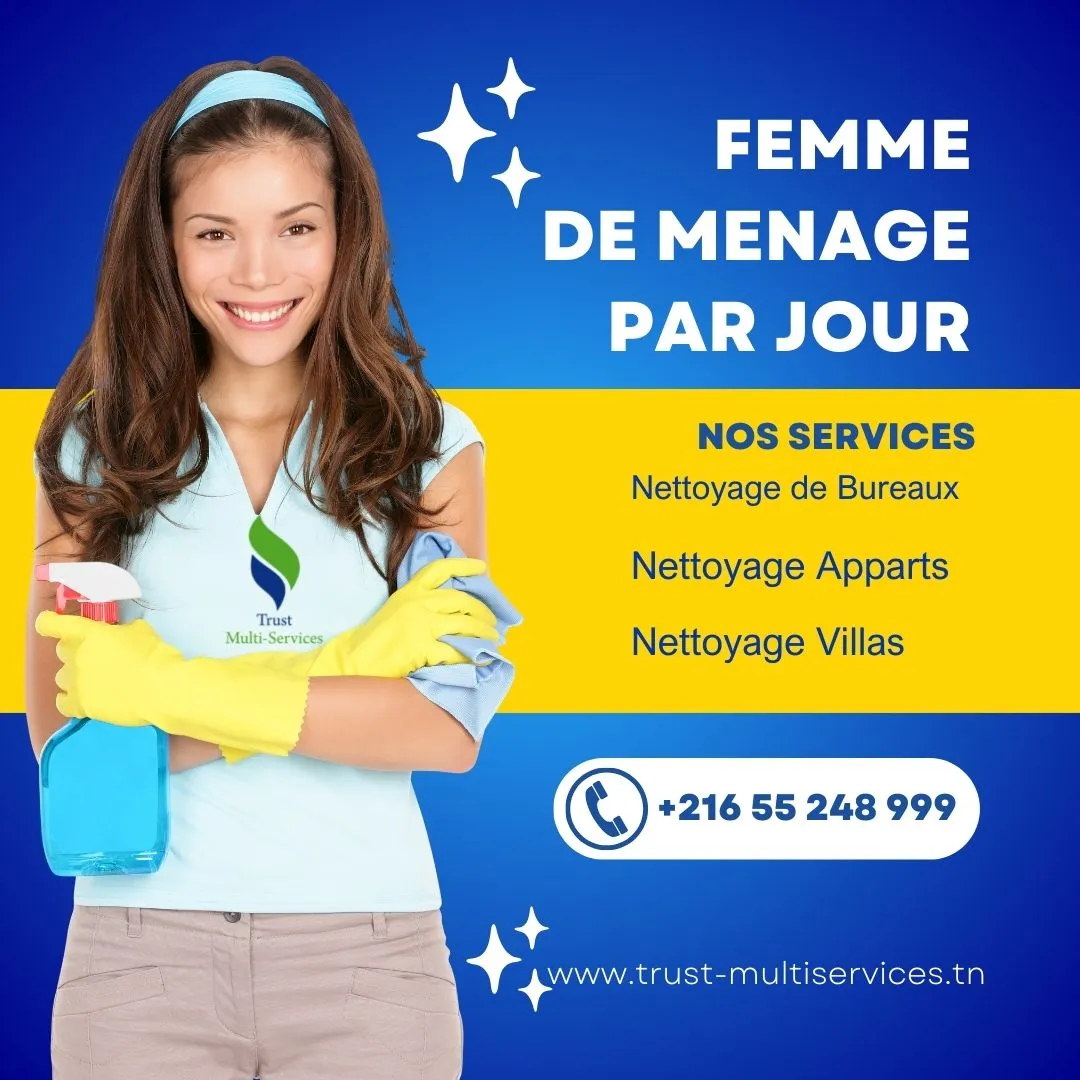 femme de ménage par jour a tunis