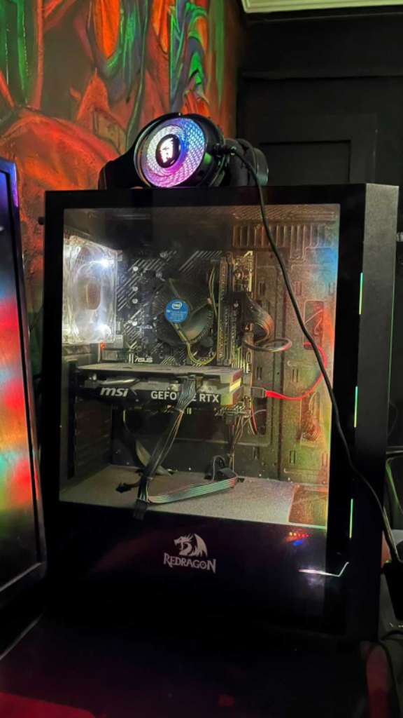 Pc bureau gaming avec chaise