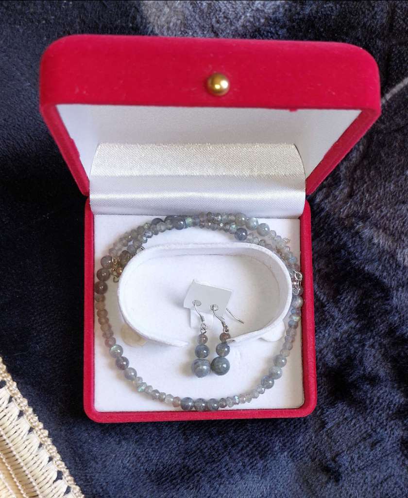 Set en argent et Labradorite