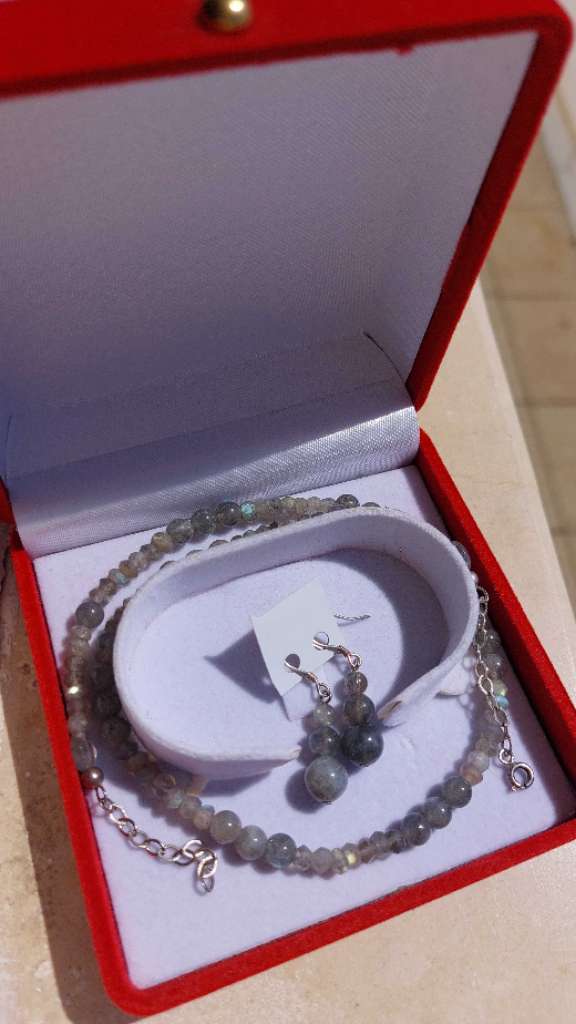 Set en argent et Labradorite