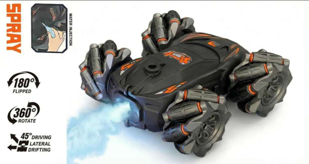 Remote Control Stunt Car, 180° Flipped, 360°