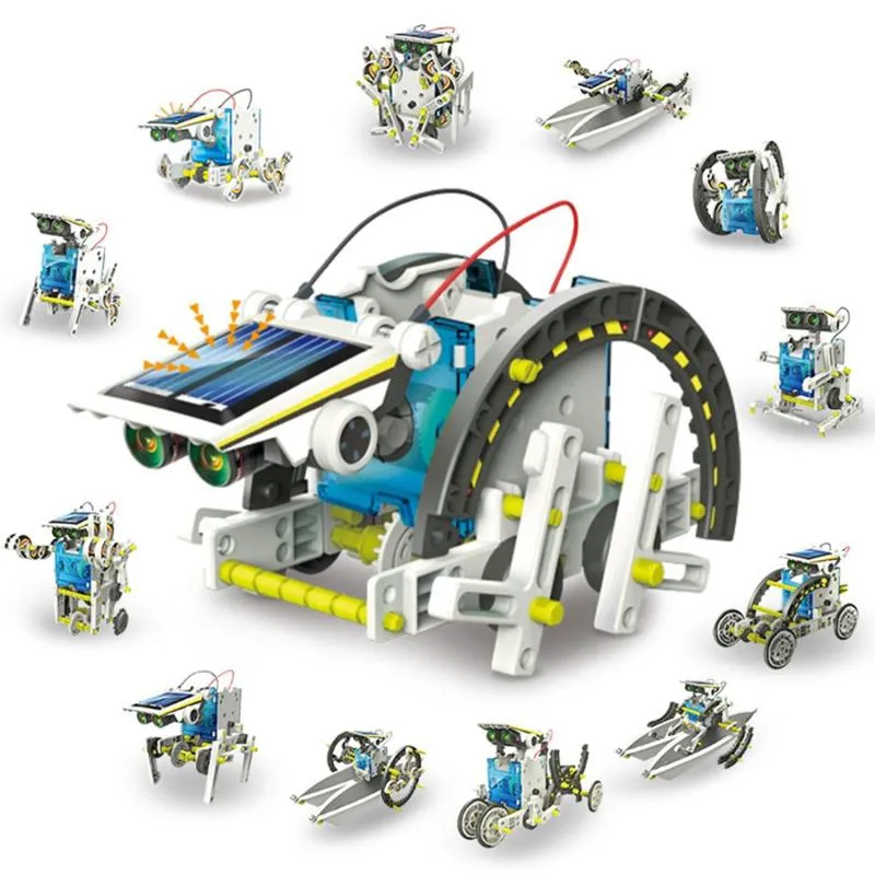 Kit Robot Éducatif 13 en 1 à énergie solaire