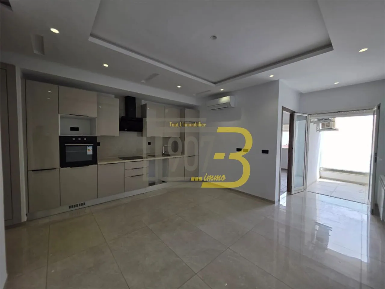 À Louer un bel appartement S+1 à Soukra