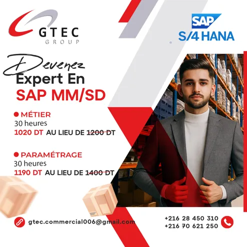 Devenez Consultant Certifié SAP MM-SD S/4HANA