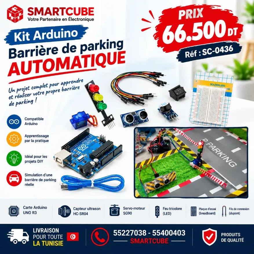 Kit Arduino – Barrière de Parking Automatique