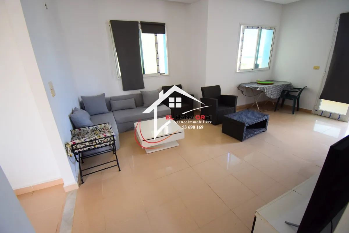 A louer Appartement s+2 Vue sur Mer à Baghdadi