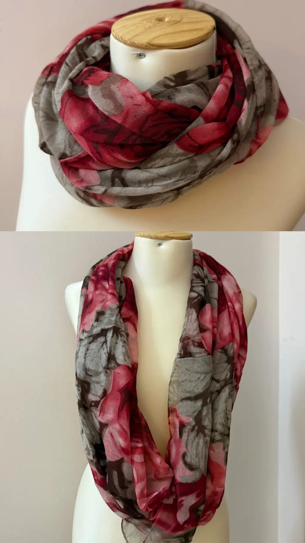 Lot 8 articles : foulards et châles.