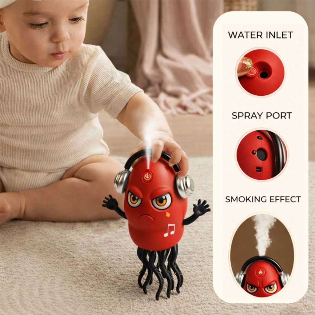 Calamar dansant électrique à détection de gravité