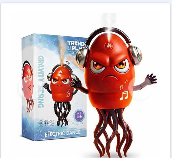 Calamar dansant électrique à détection de gravité