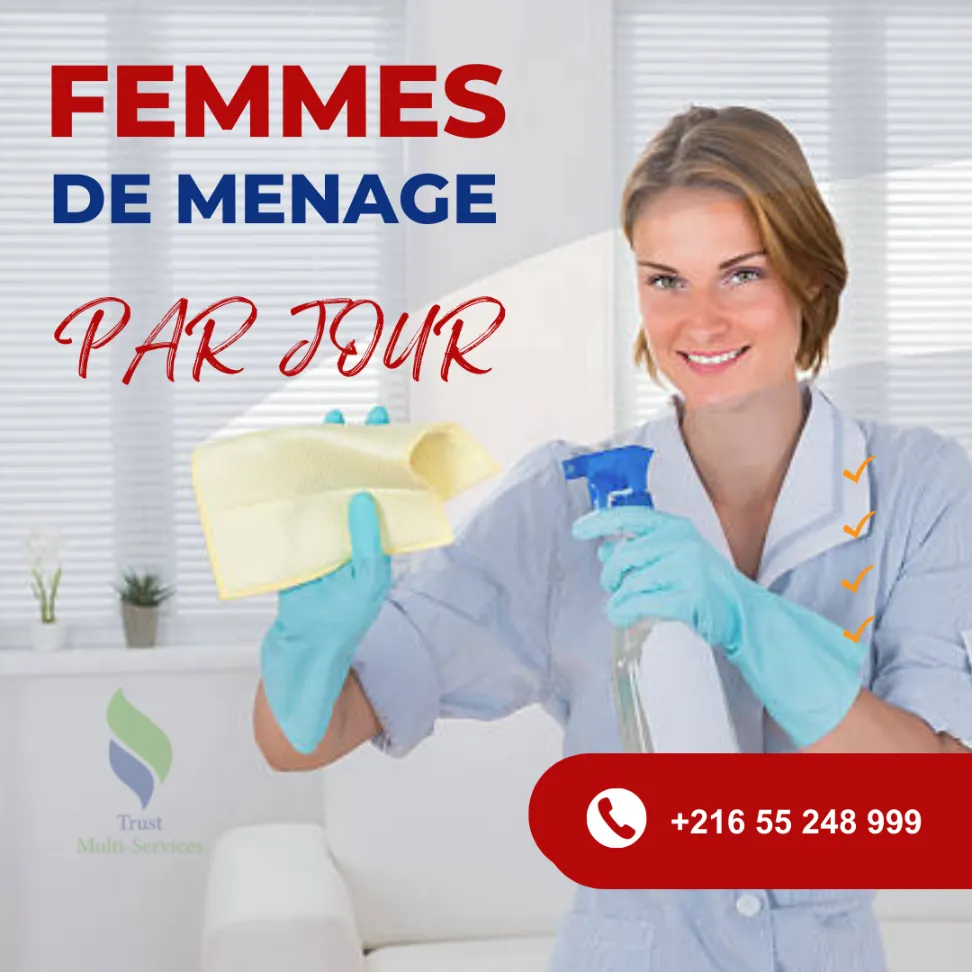 femme de ménage par jour