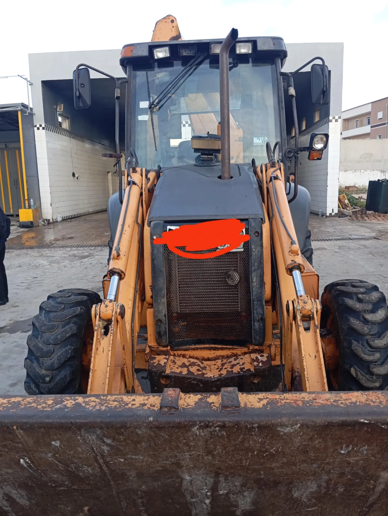 Tractopelle casse 580sr