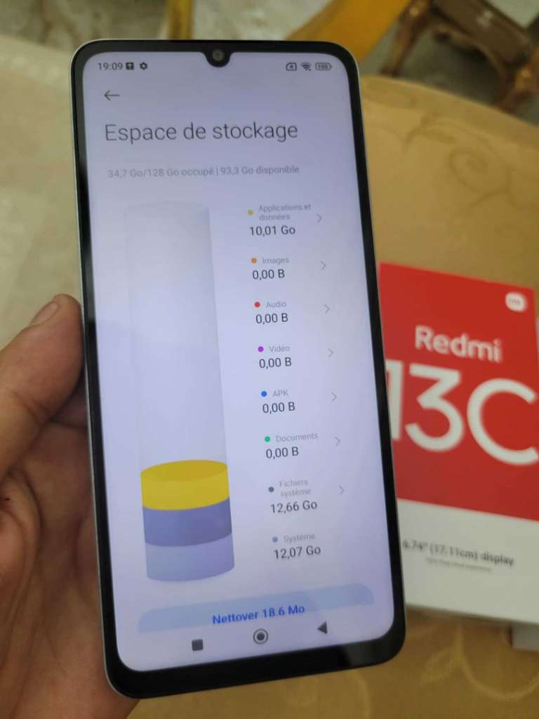 redmi 13c ram 6g+2 stockage 128g
