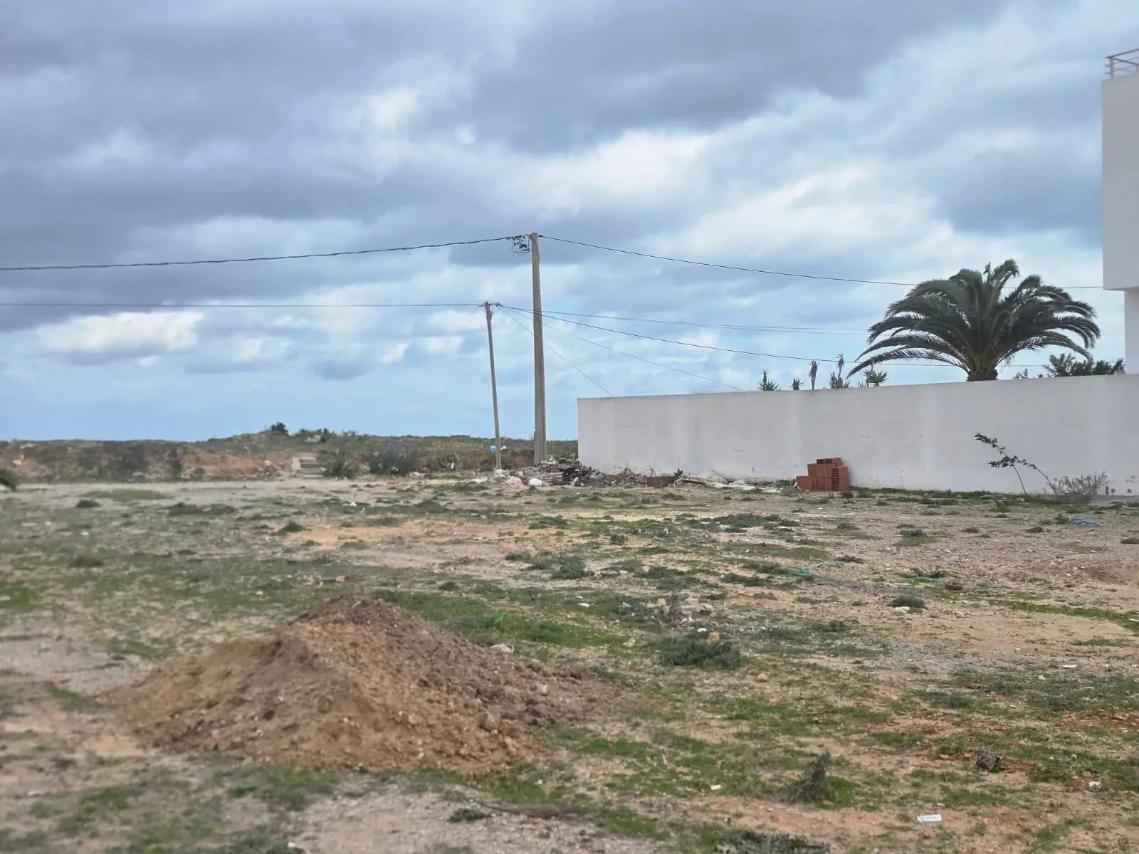 Belle Terrain 430 m2  hergla2 éme position de la mer