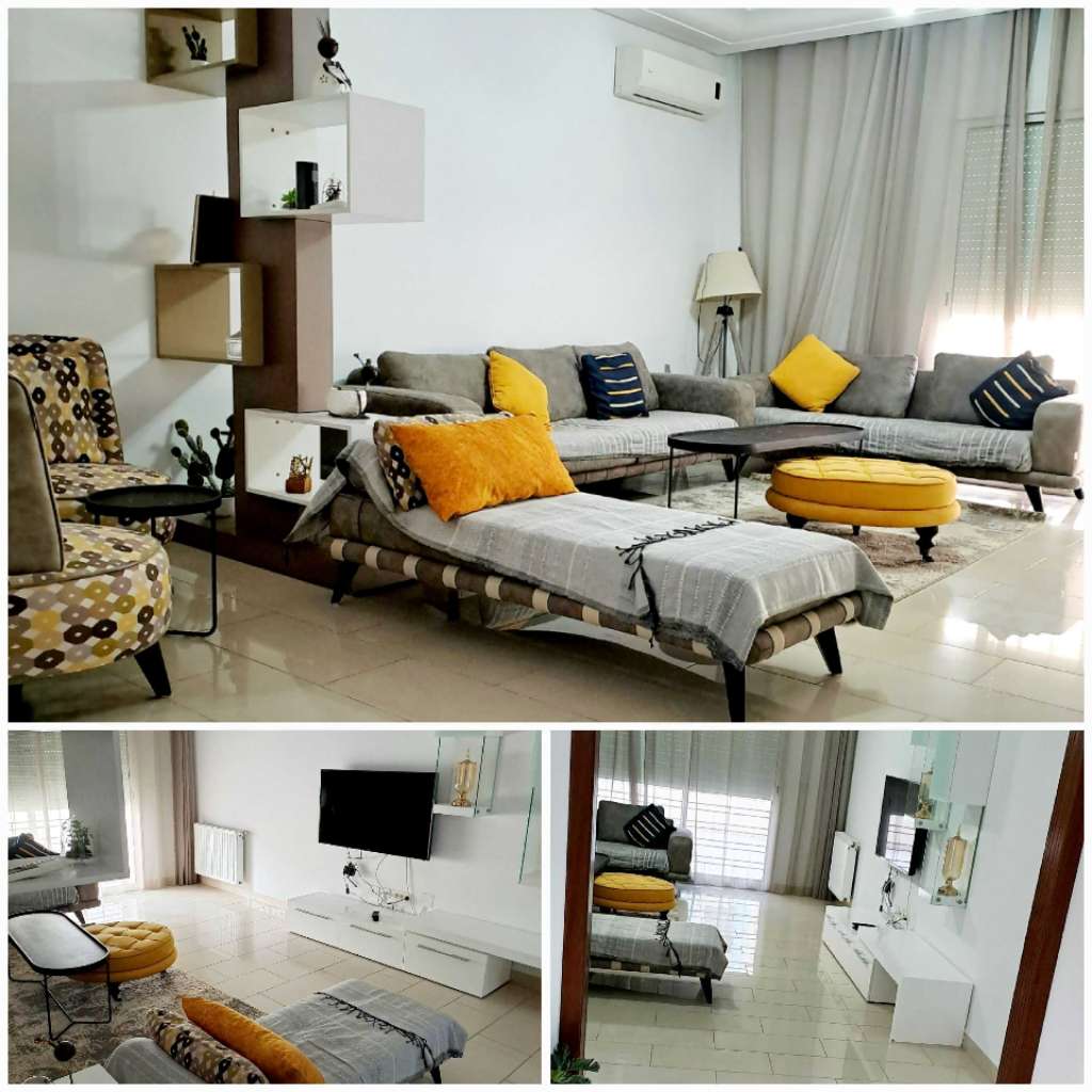 S4 meublé Cité Palmeraies l'aouina pour étranger à l'année 