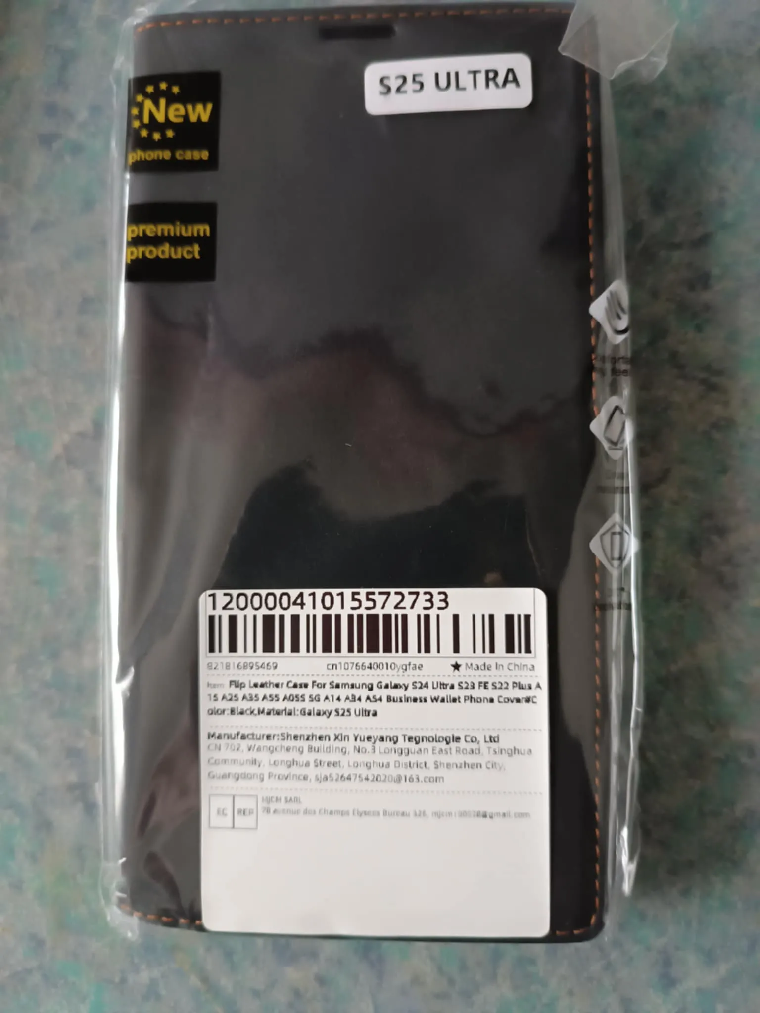 Coque cuir Samsung Galaxy S25 Ultra