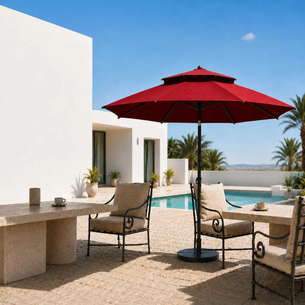 Parasol Premium Double Toit – 2,4 m