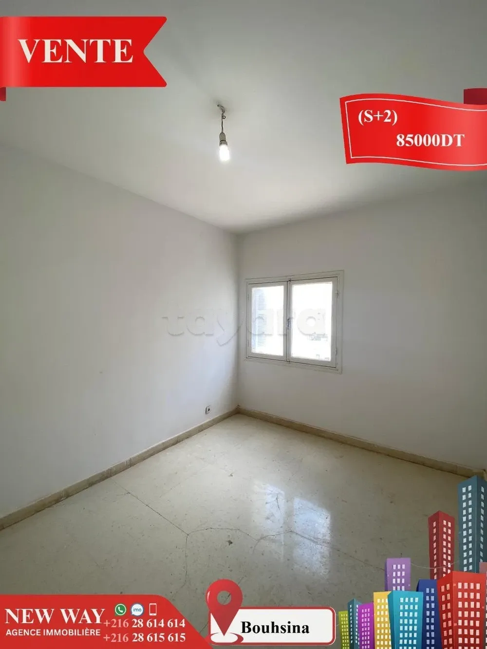 Appartement (S+2) à Bouhsina