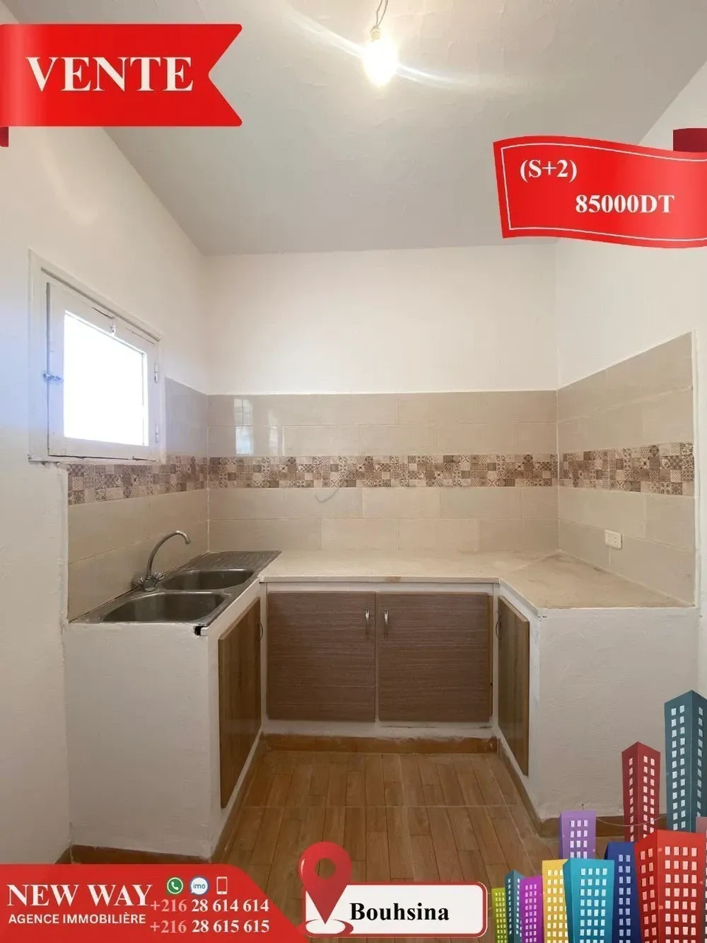 Appartement (S+2) à Bouhsina