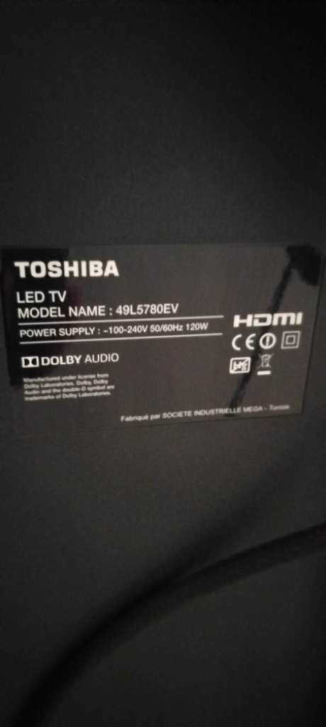 TV Toshiba 49 pouce