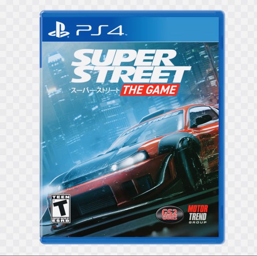 PS4 Super Street – Jeu en excellent état
