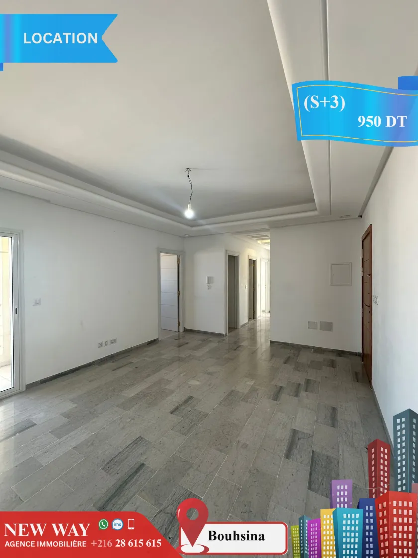 (S+3) à Bouhsina, avec Place de Parking