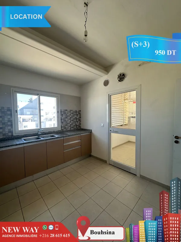 (S+3) à Bouhsina, avec Place de Parking