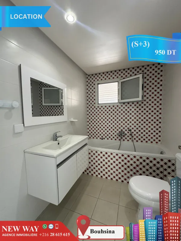 (S+3) à Bouhsina, avec Place de Parking