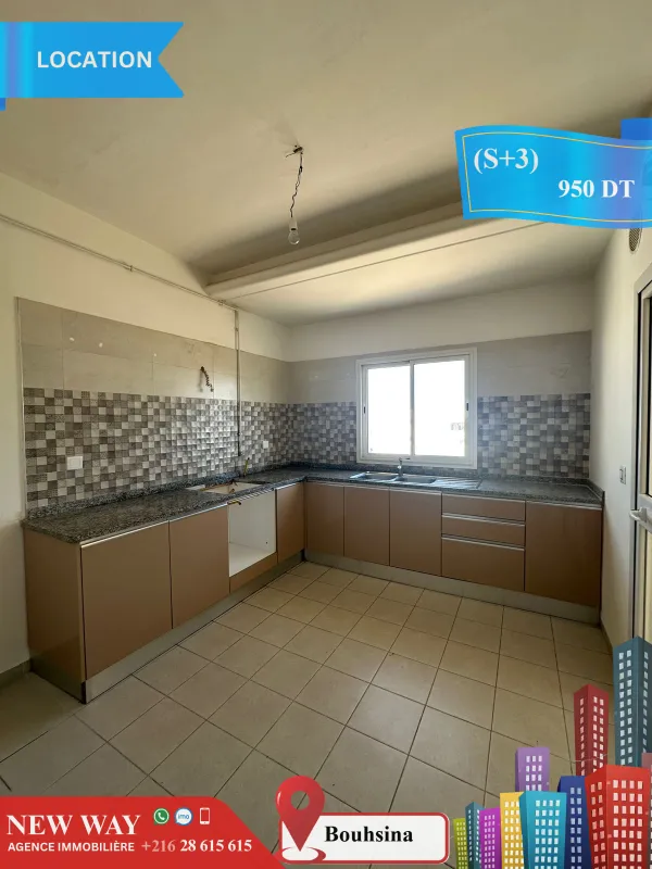 (S+3) à Bouhsina, avec Place de Parking