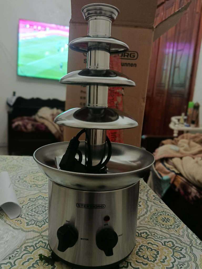 Fontaine de chocolat.