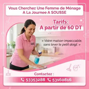 femme de menage a sousse bouficha 