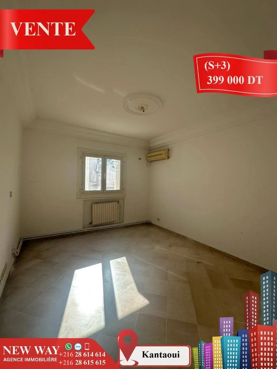 (S+3) à kantaoui avec place de parking