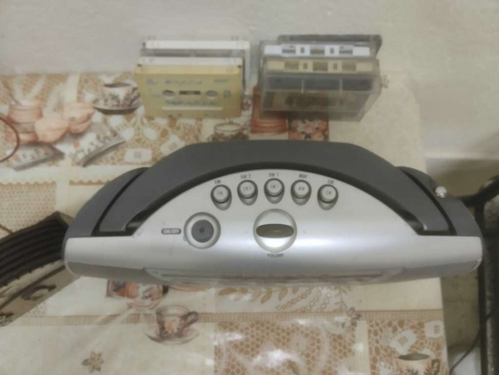 Poste portatif grinding vintage and retro 